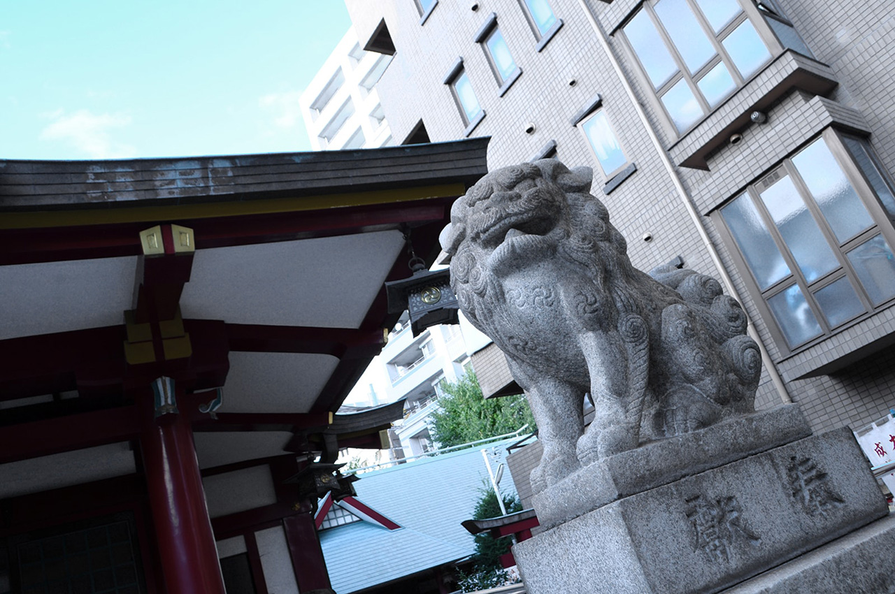 二宮神社の狛犬