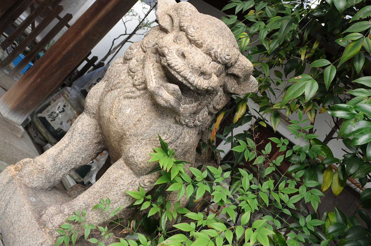「一宮神社」の狛犬