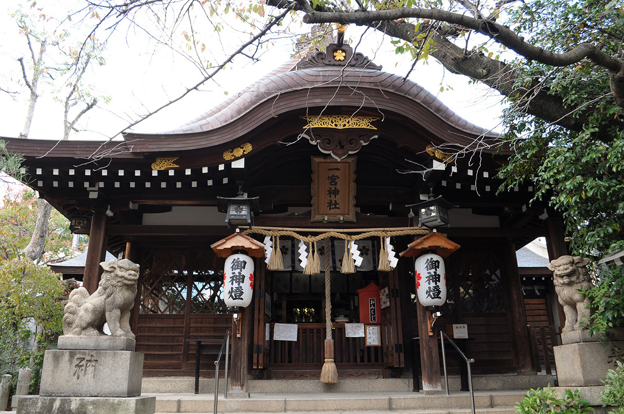 神戸八社巡りの第一社目となる「一宮神社」